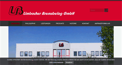 Desktop Screenshot of limbacher-bremsbelag.de